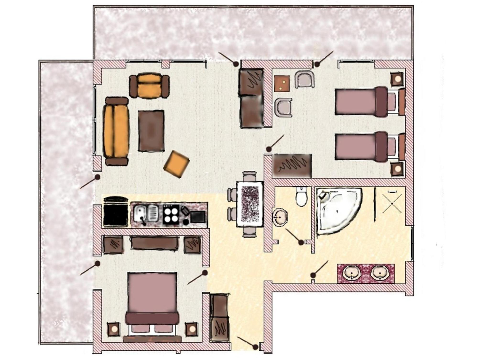Transylvania Villa & Spa Gosau Szoba fotó